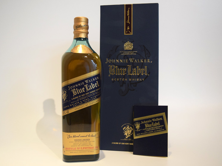 ジョニーウォーカー ブルーラベル 旧ボトルをお買取させていただきまし