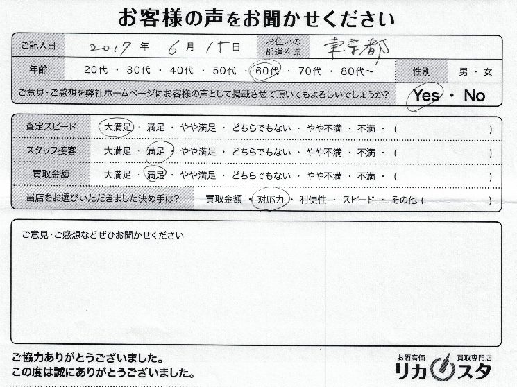 東京都のお酒の宅配買取