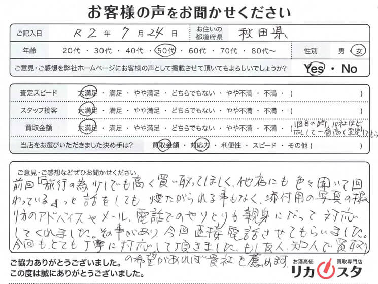 愛知県のお酒の買取