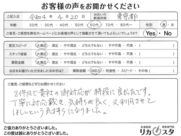 東京都のお酒の買取